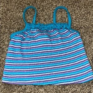 Vintage Girls Stripped Tank Top